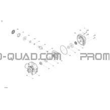 Entraînement - Unité Entraînement Finale - NON MAX pour Can-am Toutes les cylindrées 2017 Outlander - 1000 - PRO Package 0003UHA00 0004LHA00