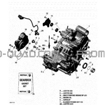 Boîte de Vitesses Ass - GBPS - XMR 1000R EFI pour Can-am Toutes les cylindrées 2017 Outlander - 1000R EFI - XMR Package 0005KHA00 0005KHC00 0005KHD00