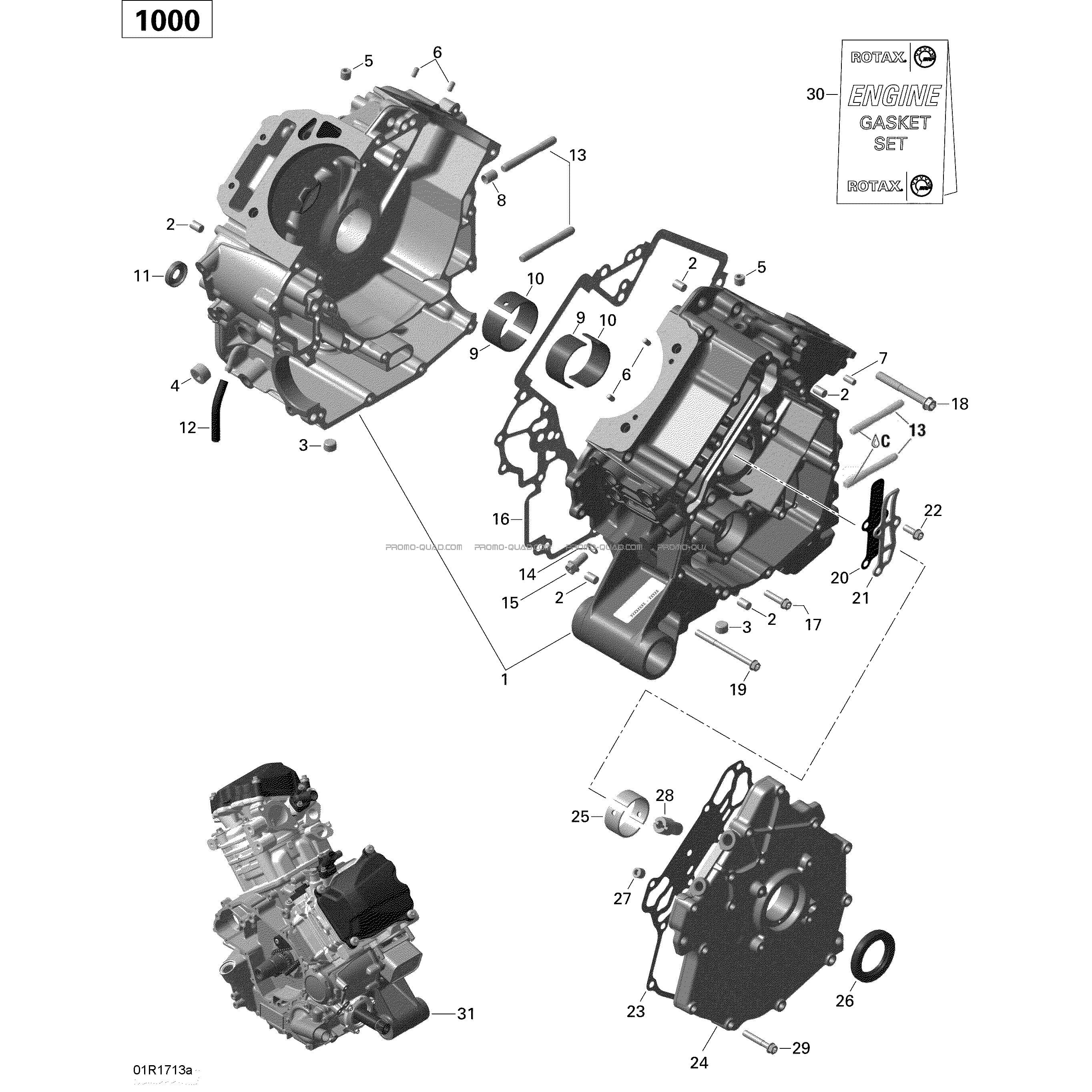Carter - 1000R EFI (XMR)  Can-am  2017 Toutes les cylindrées  Original parts OEMCarter - 1000R EFI (XMR)  Can-am  2017 Toutes les cylindrées  Original parts OEM