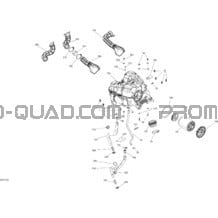 Silencieux Admission - Tous les Modèles pour Can-am Toutes les cylindrées 2017 Outlander - 1000R EFI - XMR Package 0005KHA00 0005KHC00 0005KHD00