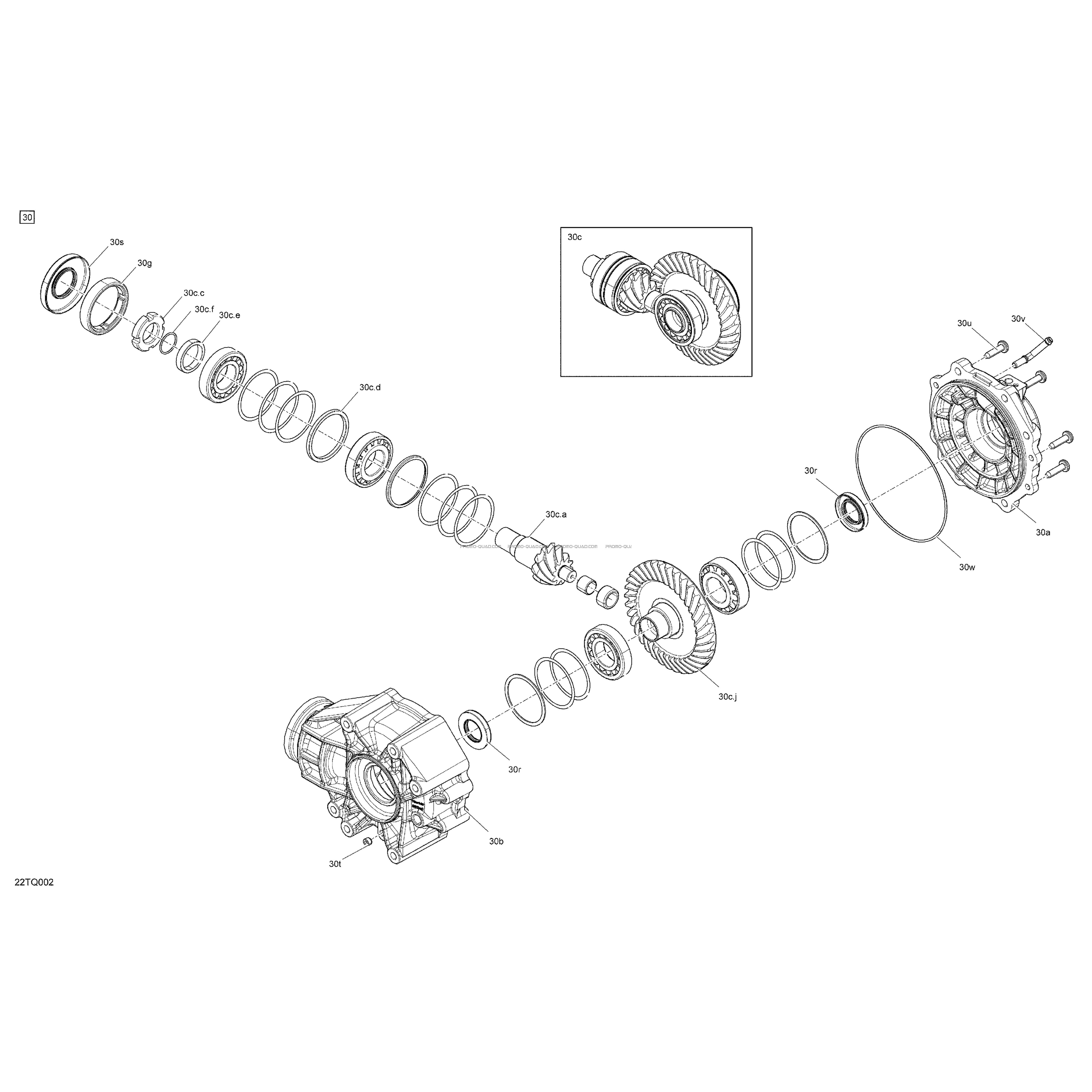 Drive - Final Drive Unit - XMR  Can-am  2017 Toutes les cylindrées  pièces OEMDrive - Final Drive Unit - XMR  Can-am  2017 Toutes les cylindrées  pièces OEM