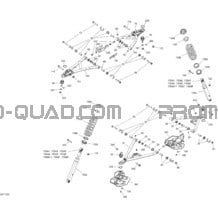 Suspension Avant - Tous les Modèles pour Can-am Toutes les cylindrées 2017 Outlander - 1000R EFI - XMR Package 0005KHA00 0005KHC00 0005KHD00