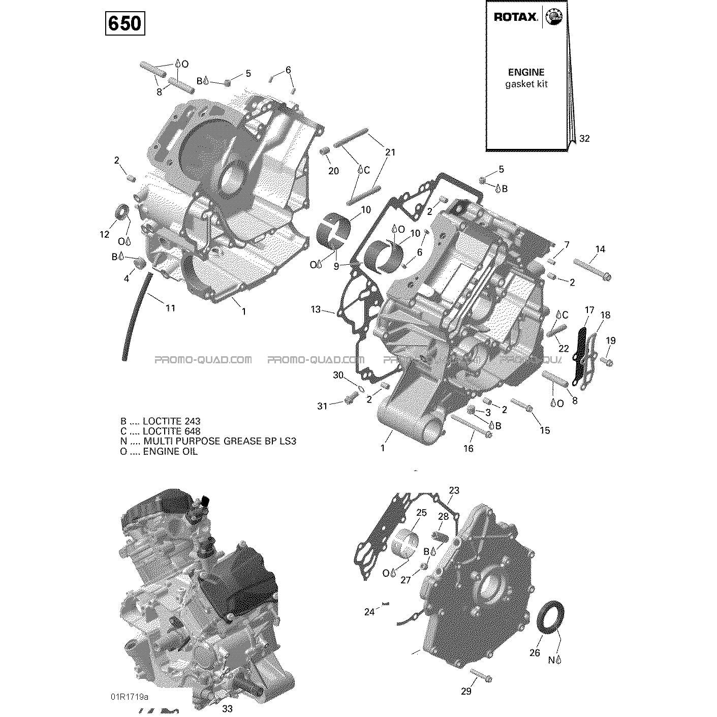 Carter - 650 EFI  Can-am  2017 Toutes les cylindrées  Original parts OEMCarter - 650 EFI  Can-am  2017 Toutes les cylindrées  Original parts OEM