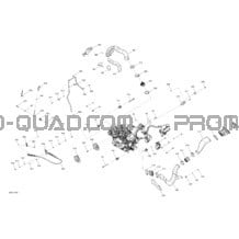 Moteur - Commander pour Can-am Toutes les cylindrées 2017 Commander Max