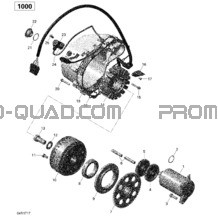 Magnéto et Démarreur Électrique - 1000 EFI pour Can-am Toutes les cylindrées 2017 Commander Max
