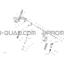Suspension Arrière - Sauf Ensemble LTD pour Can-am Toutes les cylindrées 2017 Commander Max