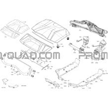 Carrosserie Et Accessoires - Pièces Ensemble Hunter pour Can-am Toutes les cylindrées 2017 Commander Max