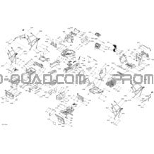 Habitacle - Commander MAX pour Can-am Toutes les cylindrées 2017 Commander Max