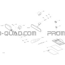 Mirroirs Et Outils - Tous les Modèles pour Can-am Toutes les cylindrées 2017 Commander Max