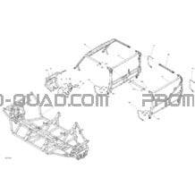 Châssis - Tous les Modèles pour Can-am Toutes les cylindrées 2017 Defender MAX