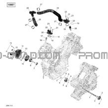 Refroidissement Moteur - Turbo pour Can-am Toutes les cylindrées 2017 Maverick