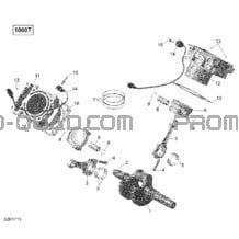 Vilebrequin pour Can-am Toutes les cylindrées 2017 Maverick