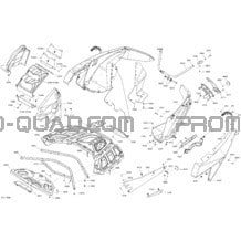 Body And Accessories - Rear Section All Models pour Can-am Toutes les cylindrées 2017 Maverick