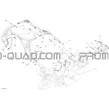 Châssis pour Can-am Toutes les cylindrées 2017 Maverick