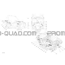 Decals - 1000R EFI pour Can-am Toutes les cylindrées 2017 Maverick