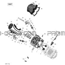 Culasse pour Can-am Toutes les cylindrées 2017 Maverick MAX