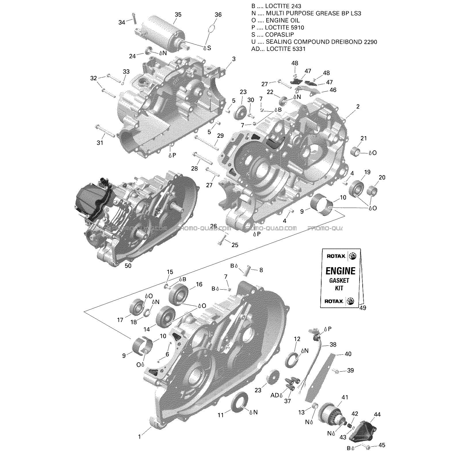 Carter  Can-am  2017 Toutes les cylindrées  pièces OEMCarter  Can-am  2017 Toutes les cylindrées  pièces OEM