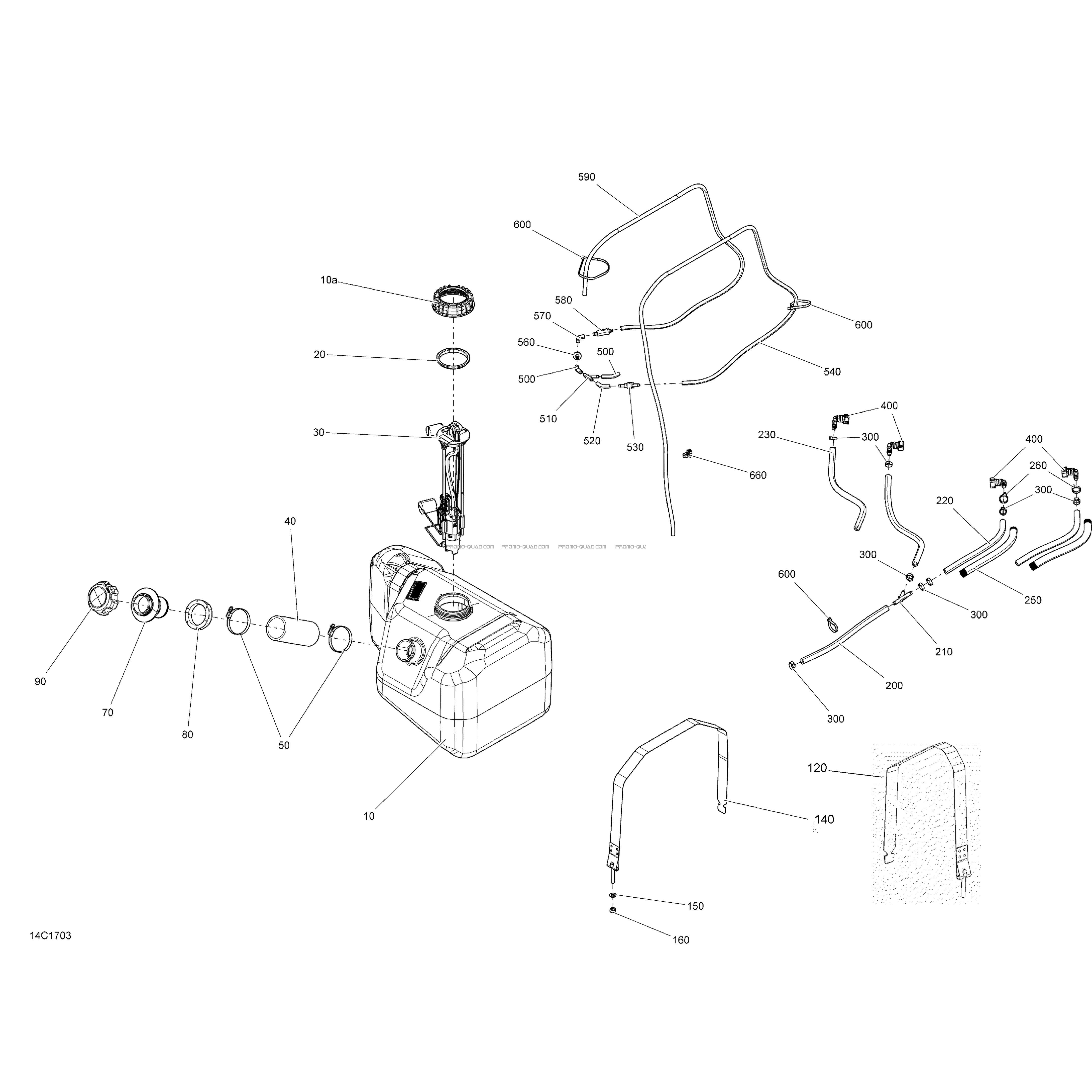 Système Alimentation - All Models  Can-am  2017 Toutes les cylindrées  Original parts OEMSystème Alimentation - All Models  Can-am  2017 Toutes les cylindrées  Original parts OEM
