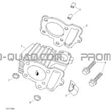 Culasse pour Can-am Toutes les cylindrées 2018 DS 70