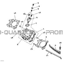 Culasse pour Can-am Toutes les cylindrées 2018 DS 250