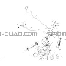 Alimentation Outlander - 450 EFI pour Can-am Toutes les cylindrées 2018 Outlander 450 EFI T3 Old EU Regulation