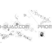 Entraînement Avant Outlander 450 pour Can-am Toutes les cylindrées 2018 Outlander 450 EFI T3 Old EU Regulation