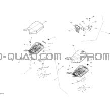 Siège Outlander 450 - 570 - Tous Les Modèles Non MAX pour Can-am Toutes les cylindrées 2018 Outlander 450 EFI T3 Old EU Regulation