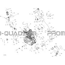 Moteur G2L - 570 Sauf XMR pour Can-am Toutes les cylindrées 2018 Outlander 570 EFI