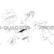 Refroidissement Outlander 450 EFI - 570 EFI - XMR pour Can-am Toutes les cylindrées 2018 Outlander 570 EFI