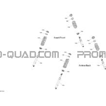 Amortisseurs G2L - Ensemble DPS pour Can-am Toutes les cylindrées 2018 Outlander 570 EFI