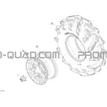 Roues Et Pneus Outlander 450 - 570 - Outlander - XMR pour Can-am Toutes les cylindrées 2018 Outlander 570 EFI