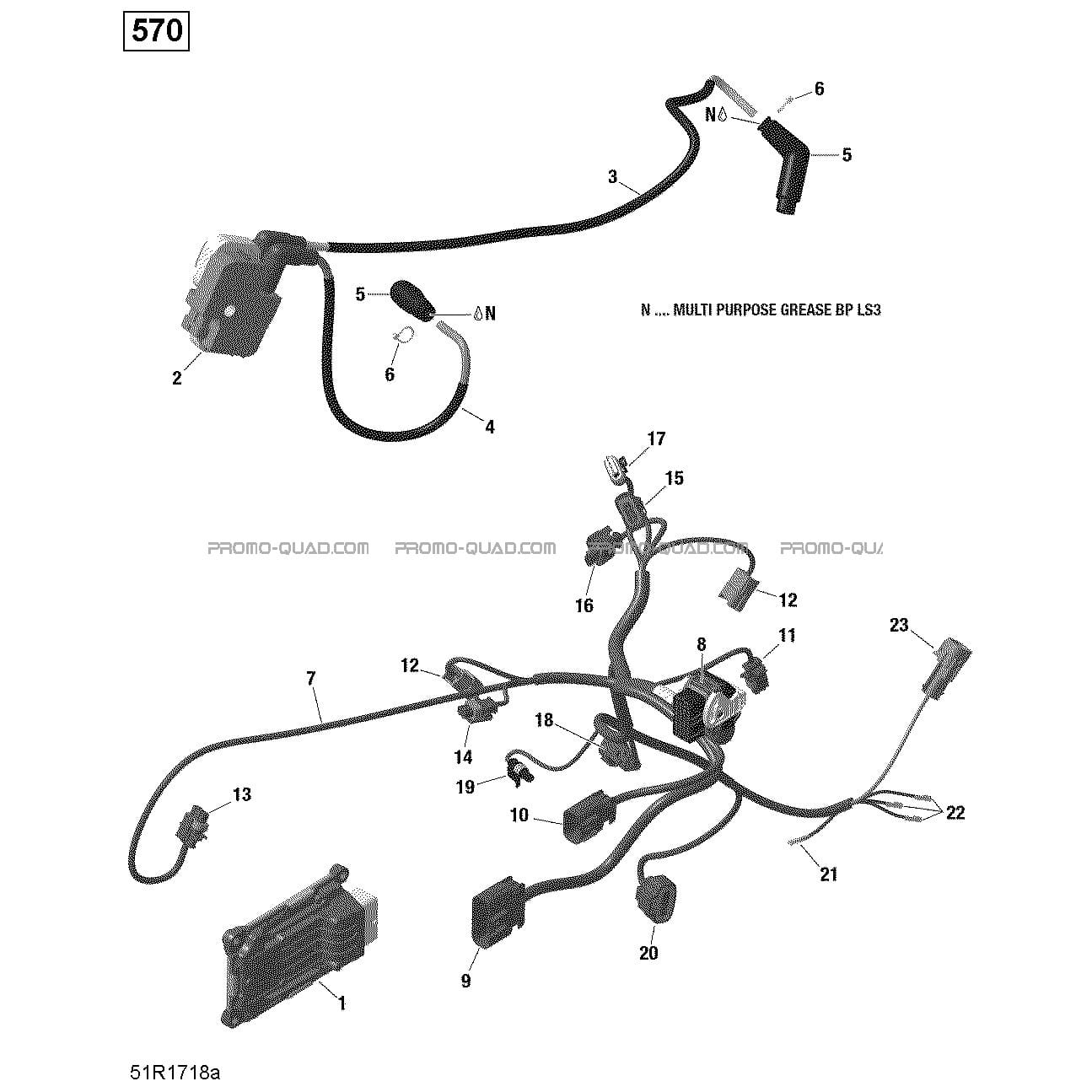 Câblage Moteur et Module Électronique - 570 EFI (Ensemble XMR)  Can-am  2018 Toutes les cylindrées  Original parts OEMCâblage Moteur et Module Électronique - 570 EFI (Ensemble XMR)  Can-am  2018 Toutes les cylindrées  Original parts OEM
