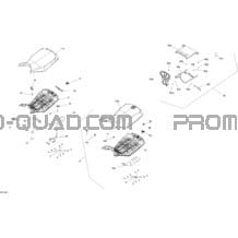 Siège G2 Outlander - Tous Les Modèles Non MAX pour Can-am Toutes les cylindrées 2018 Outlander 570 EFI T3 including old EU Regulation - Built before Nov 2017