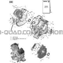 Carter - 650 EFI pour Can-am Toutes les cylindrées 2018 Outlander 650 EFI (Including T3 old EU Regulation - Built before Nov 2017) MY2018 0002BJA00 0002BJB00 0002NJA00 0002NJB00 0002PJ