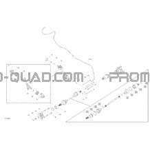 Entraînement - Section Arrière - XMR pour Can-am Toutes les cylindrées 2018 Outlander 850 EFI