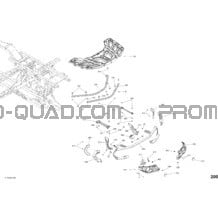 Carrosserie Et Accessoires G2 Pièces Carrosserie Arrière - Ensemble Hunting pour Can-am Toutes les cylindrées 2018 Outlander 850 EFI
