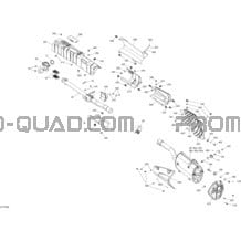 Échappement G2 Outlander pour Can-am Toutes les cylindrées 2018 Outlander MAX 570 EFI T3 including old EU Regulation - Build before Nov 2017