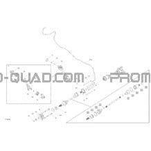 Entraînement - Section Arrière - PRO pour Can-am Toutes les cylindrées 2018 Outlander MAX 570 EFI T3 including old EU Regulation - Build before Nov 2017