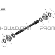 Arbre Entraînement - 1000R EFI pour Can-am Toutes les cylindrées 2018 Outlander MAX 1000R EFI