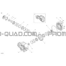 Entraînement - Section Arrière - Unité Entraînement Finale - XMR pour Can-am Toutes les cylindrées 2018 Outlander MAX 1000R EFI