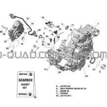 Gear Box And Components - 420684829 pour Can-am Toutes les cylindrées 2018 Outlander T3 570 EFI