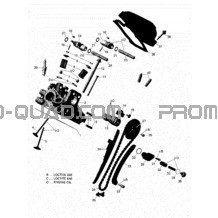 Culasse pour Can-am Toutes les cylindrées 2018 Outlander T3 MAX 570 EFI PRO