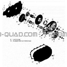 Poulie Menée pour Can-am Toutes les cylindrées 2018 Outlander T3 MAX 570 EFI PRO