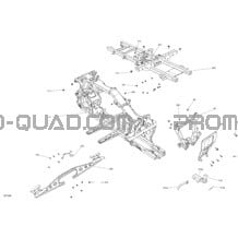 Châssis pour Can-am Toutes les cylindrées 2018 Outlander T3 MAX 570 EFI PRO
