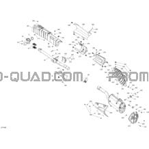 Échappement pour Can-am Toutes les cylindrées 2018 Outlander T3 MAX 650 EFI