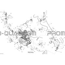 Moteur Et Support Moteur pour Can-am Toutes les cylindrées 2018 Outlander 6X6 - 650 EFI