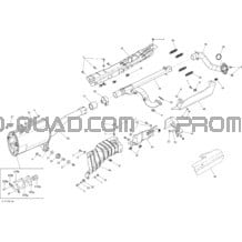 Système Échappement pour Can-am Toutes les cylindrées 2018 Outlander 6X6 - 1000 EFI