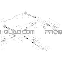 Entraînement - Section Arrière - XT pour Can-am Toutes les cylindrées 2018 Outlander 6X6 - 1000 EFI