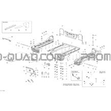 Boîte De Rangement Arrière pour Can-am Toutes les cylindrées 2018 Outlander 6X6 - 1000 EFI