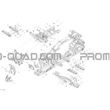 Châssis_2 pour Can-am Toutes les cylindrées 2018 Outlander 6X6 - 1000 EFI